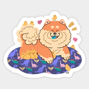 Fluffy Company Sticker